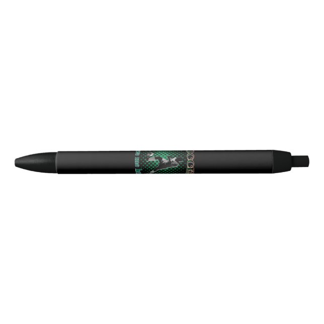 Soccer Leave Me Here 2021 Black Ink Pen (Front)