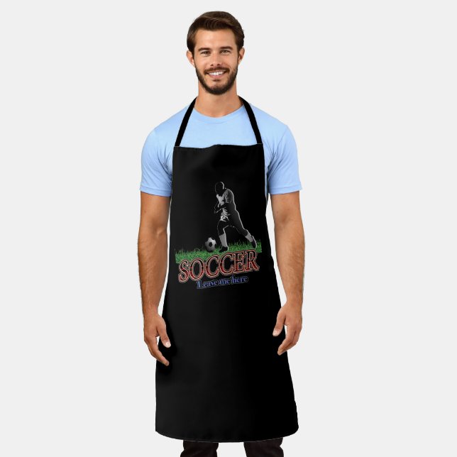 Soccer Leave Me Here Apron (Worn)