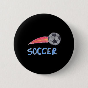 Soccer Ll _2  6 Cm Round Badge