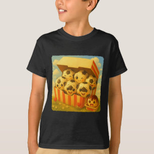 Soccer Ll Chicken Nuggets Cute Kawaii Funny Fast F T-Shirt