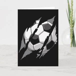 Soccer Ll Claw Mark Rip Scratches Cool Gameday Card