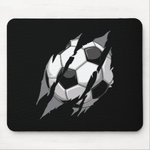 Soccer Ll Claw Mark Rip Scratches Cool Gameday  Mouse Pad