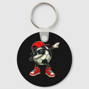 Soccer Ll Dabbing Funny Player Soccer Key Ring