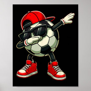 Soccer Ll Dabbing Funny Player Soccer Poster