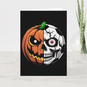 Soccer Ll Pumpkin Skull Halloween Footll Player Sp Card