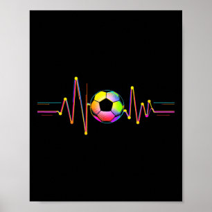 Soccer Ll Waveform Poster