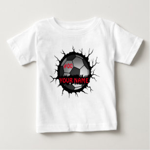 Soccer Logo, Soccer Custom Name, Soccer Gift Baby T-Shirt