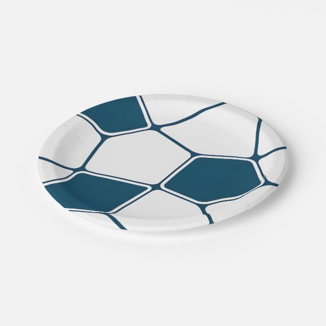 Soccer Love Paper Plate (Angled)
