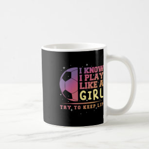 Soccer Lover Player Girl Funny Ll Vintage Coach Fo Coffee Mug