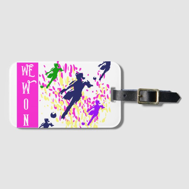 SOCCER         LUGGAGE TAG (Front Horizontal)