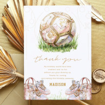 Soccer Luxury Girl Birthday 