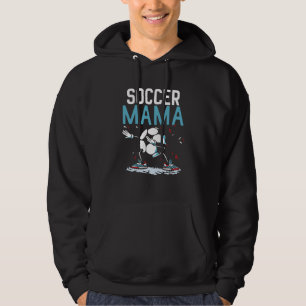 Soccer Mama Match Football Player Game Mom Mother  Hoodie