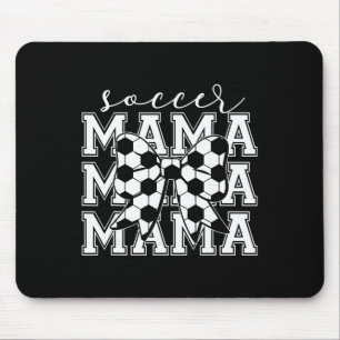 Soccer Mama Retro Groovy Soccer Softll Mum Mouse Pad