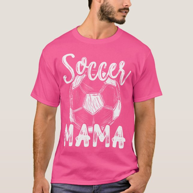 Soccer Mama Women Family Matching Team Player Socc T-Shirt (Front)