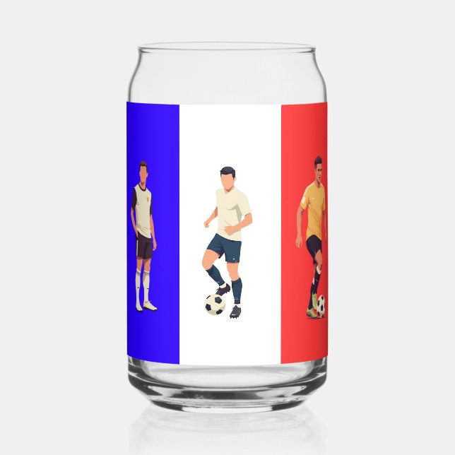 soccer man glass (Front)
