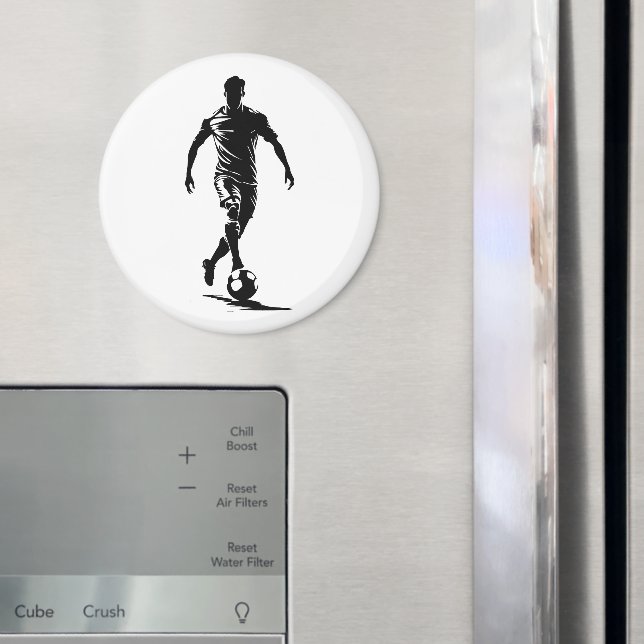 Soccer man with ball magnet (In Situ (Fridge))