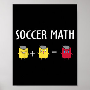 Soccer Math Funny Card Penalty, Funny Soccer Poster