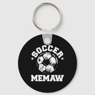 Soccer Memaw Soccer Ll Distressed Funny Soccer Mem Key Ring