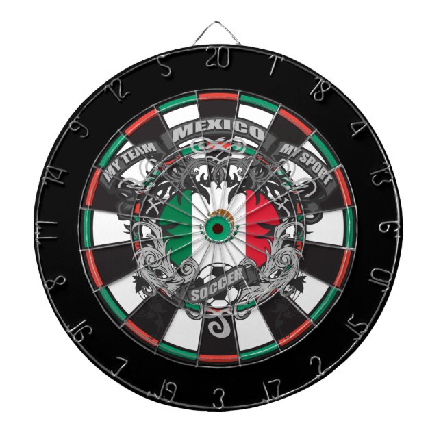 Soccer Mexico Dartboard (Front)