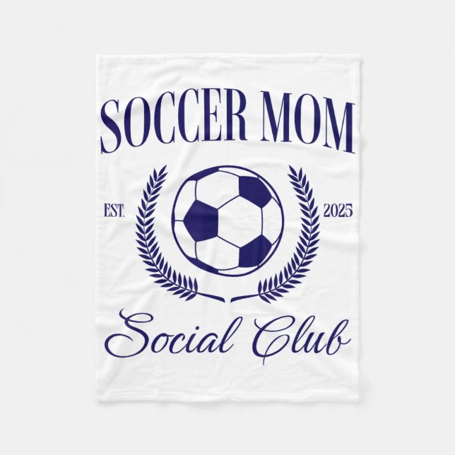 Soccer Mom _2  Fleece Blanket (Front)