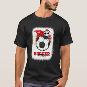 Soccer Mom Bun Ball Mother's Day 2022  Soccer Mom  T-Shirt