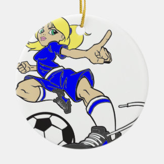 SOCCER MOM CERAMIC TREE DECORATION
