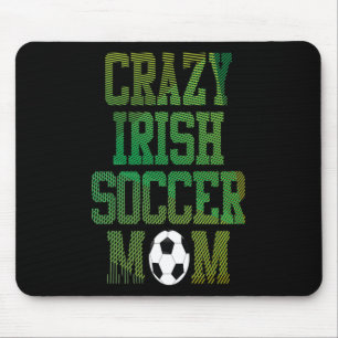 Soccer Mom Funny T Shirt Womens Novelty Shirt Tee Mouse Pad