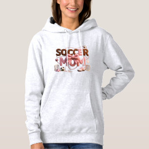Soccer Mom Hoodie – Faux Yarn Cozy Pullover Gift