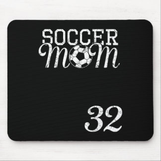 Soccer Mom Jersey Number 32 Favorite Player #32 Te Mouse Pad
