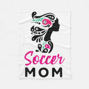 Soccer Mom Outfits Funny Soccer Mother Mama Mum De Fleece Blanket