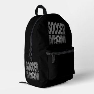 SOCCER MOM PRINTED BACKPACK