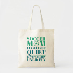 Soccer Mom Quiet Tote Bag