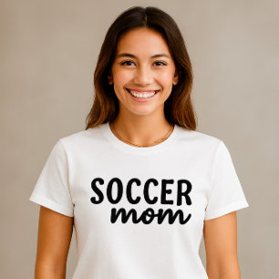 Soccer Mom Shirt – Simple Script Design with Heart