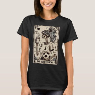 Soccer Mom Tarot Card, Vintage Halloween Soccer Ma T-Shirt