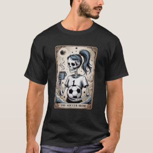Soccer Mom Tarot Card Vintage Halloween Soccer Mam T-Shirt