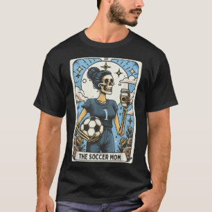 Soccer Mom Tarot Card Vintage Halloween Soccer Mam T-Shirt