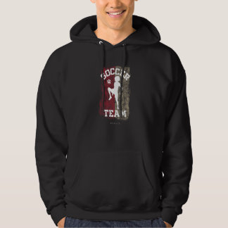 Soccer Monaco Flag Football Womens Soccer Girls Hoodie