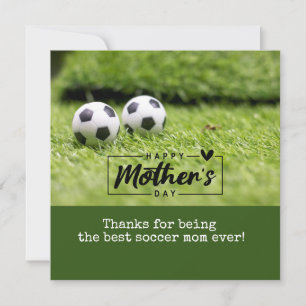 Soccer Mother's Day  Holiday Card