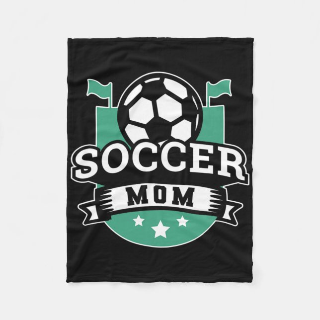 Soccer Mum _4  Fleece Blanket (Front)