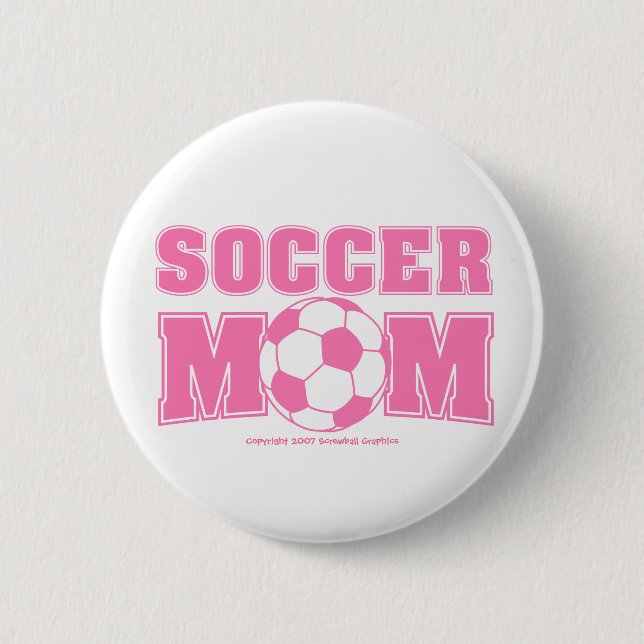 Soccer Mum Button (Front)