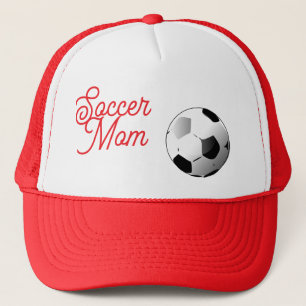 Soccer Mum Cap Red and White