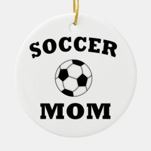 Soccer Mum Ceramic Tree Decoration