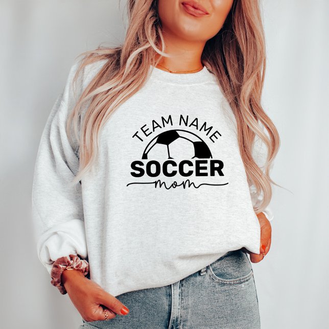 Soccer Mum Custom Team Ash Grey Sweatshirt (Creator Uploaded)