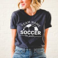 Soccer Mum Custom Team Name Number Navy