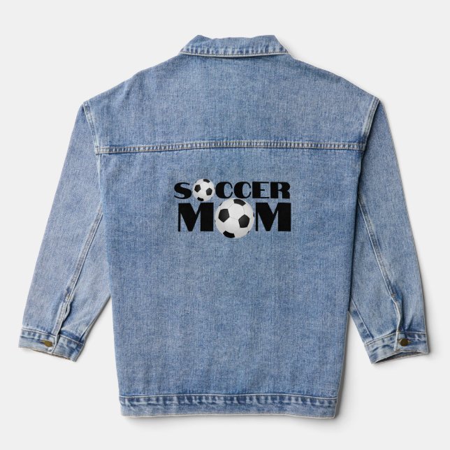 Soccer Mum Denim Jean Jacket (Back)