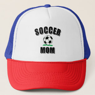 Soccer Mum Drawing And Text Trucker Hat
