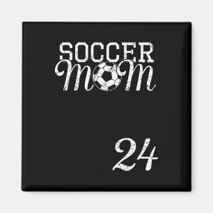 Soccer Mum Jersey Number 24 Favourite Player #24 T Magnet