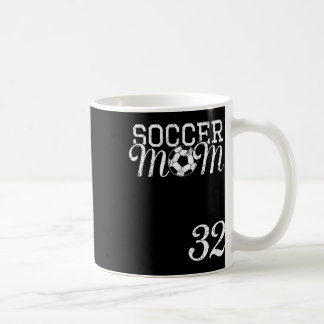Soccer Mum Jersey Number 32 Favourite Player #32 T Coffee Mug