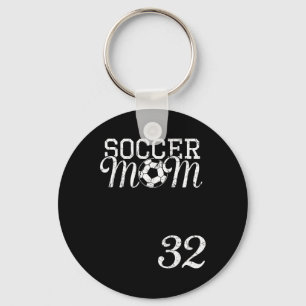 Soccer Mum Jersey Number 32 Favourite Player #32 T Key Ring