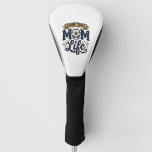 Soccer Mum Life Vintage Engraving Shirt Design_1 Golf Head Cover